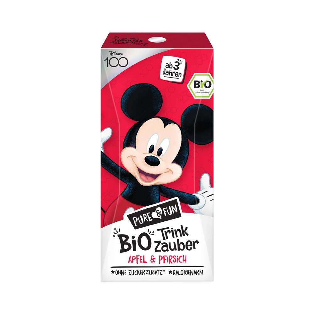 Produktabbildung Pure & Fun Bio Trinkzauber Donald Duck, Apfel-Pfirisich