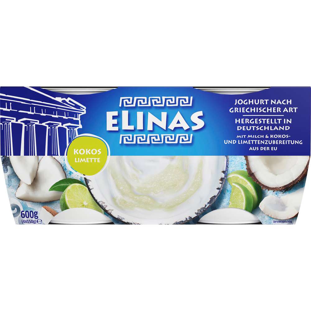 Produktabbildung Elinas Joghurt griechischer Art, Mango/Tonkabohne