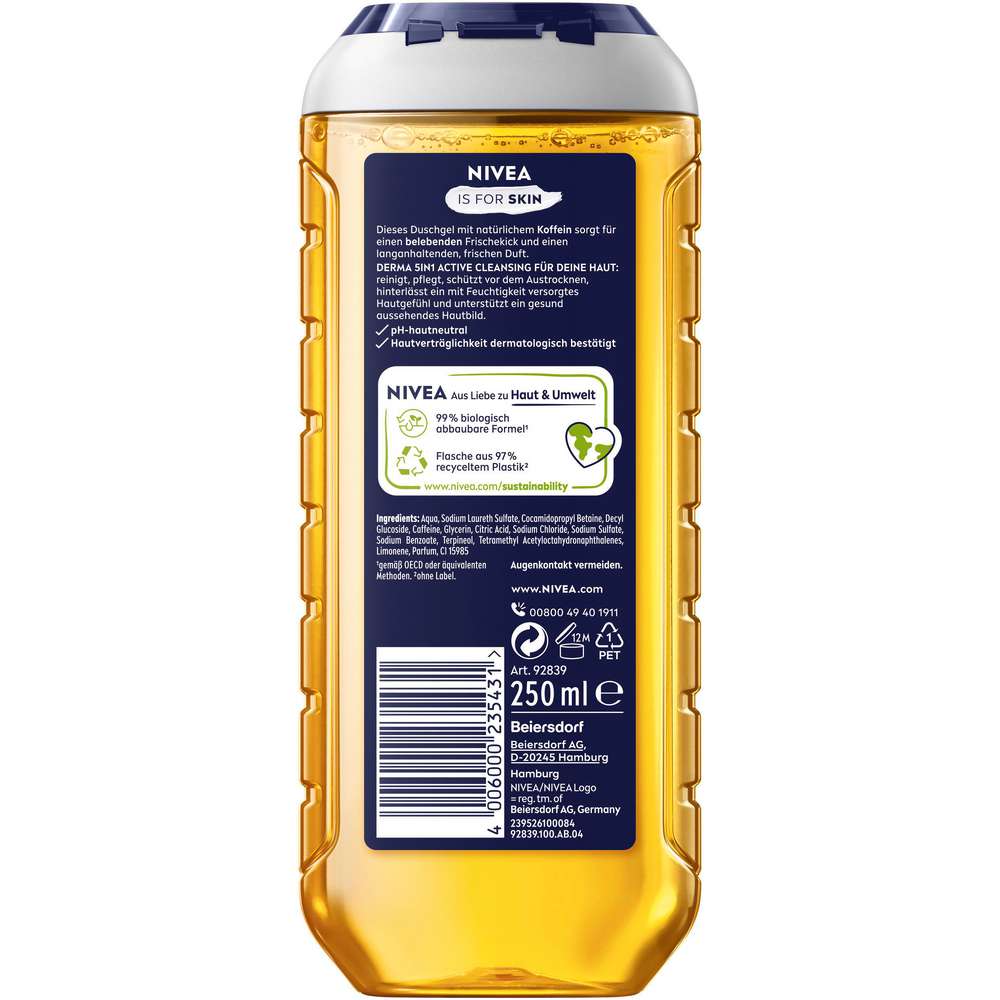 Produktabbildung Nivea Duschgel Men, Active Energy 3in1