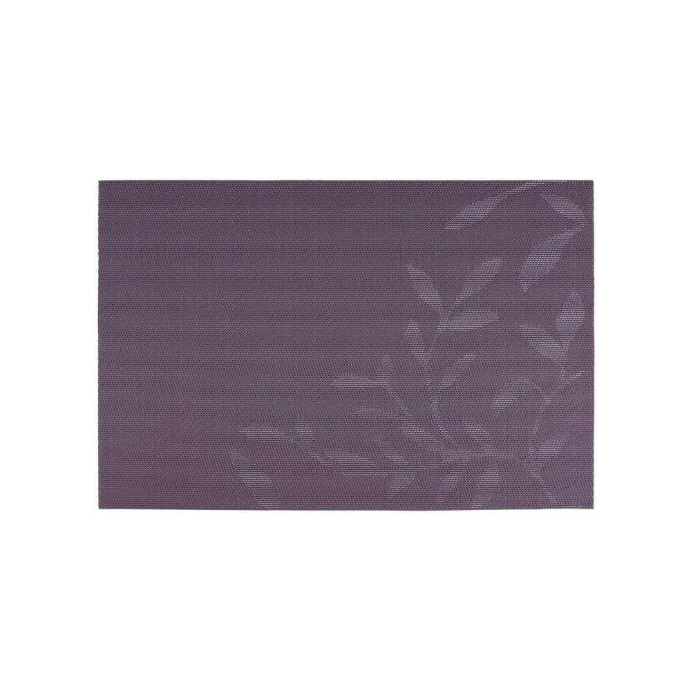 Produktabbildung keine Marke Tischset 30 x 44 cm, lila mit Blättern