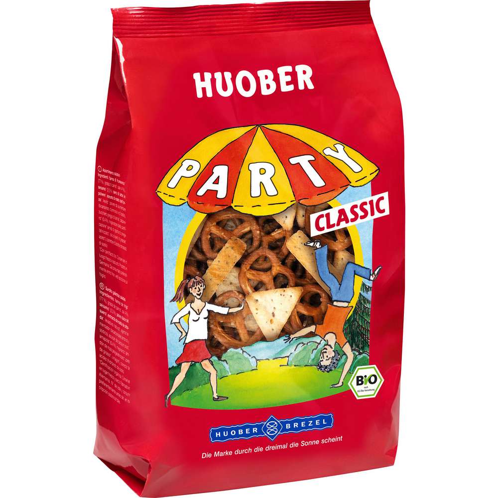 Produktabbildung Huober Knabbersnack, Party classic BIO