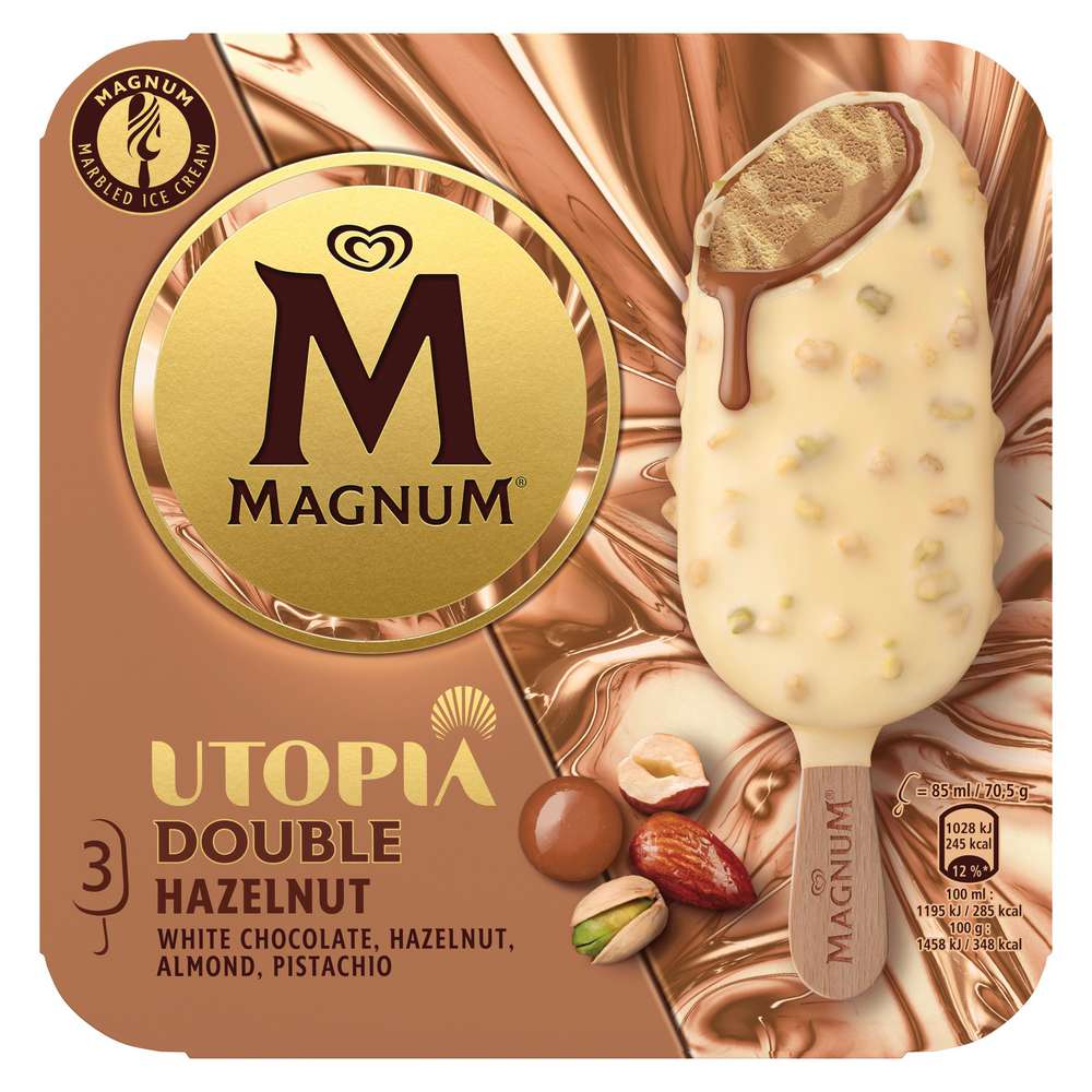 Produktabbildung Magnum Stiel-Eis, Double Hazelnut