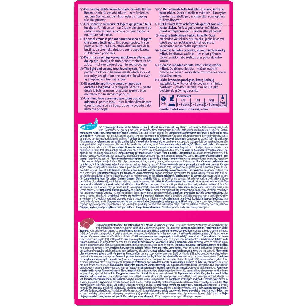 Produktabbildung Vitakraft Katzen-Snack Liquid, Leberwurst/Lachs