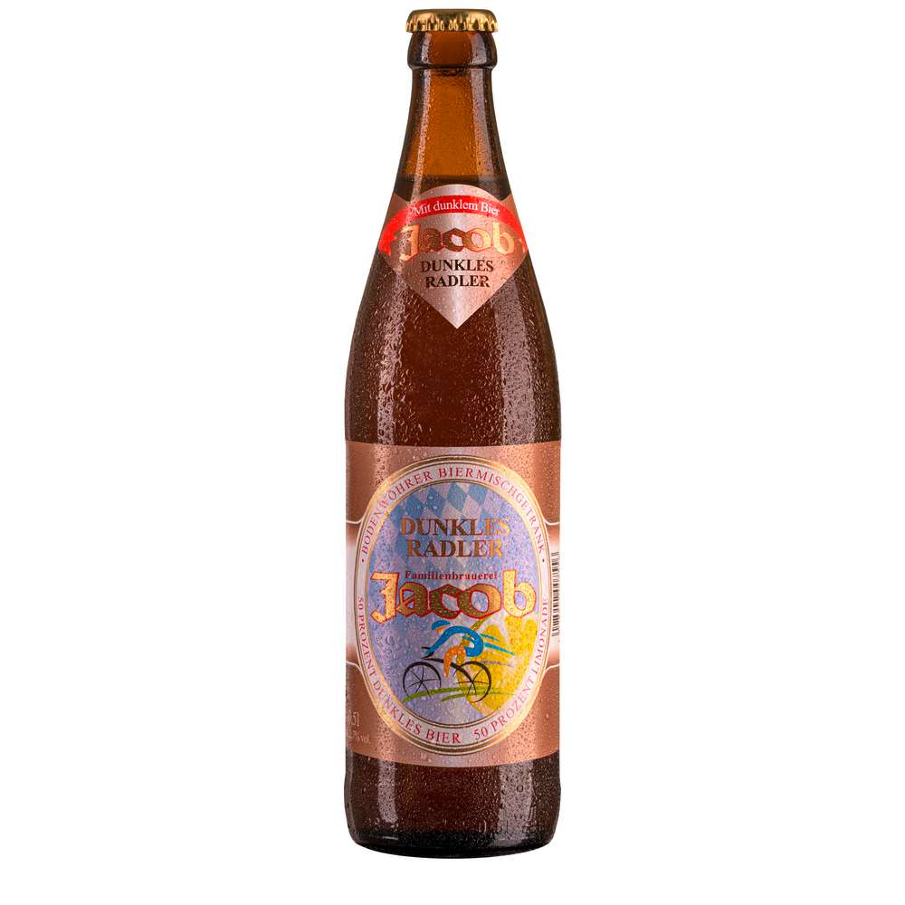 Produktabbildung Jacob Biermischgetränk Dunkles Radler