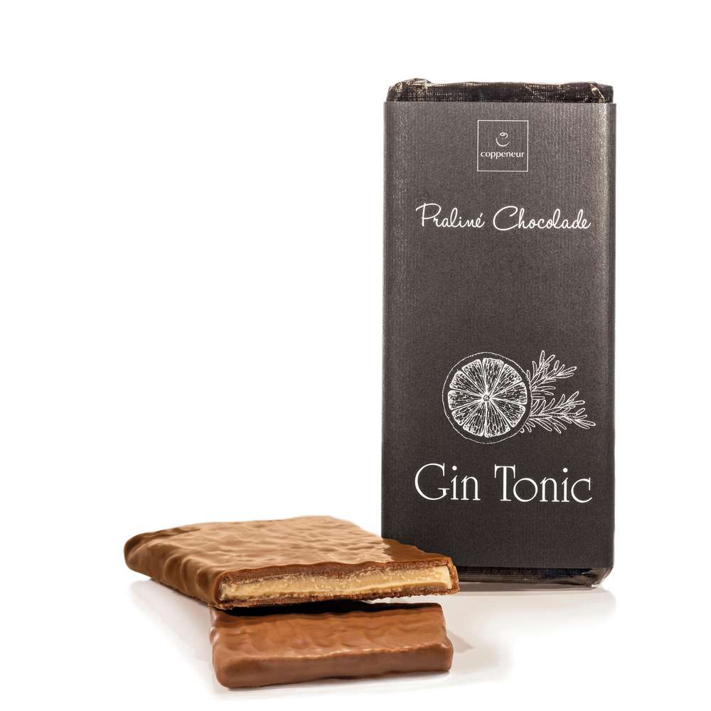 Produktabbildung Confiserie Coppeneur Praliné Chocolade Gin Tonic