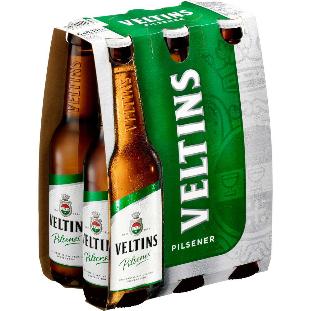Produktabbildung Veltins Pilsener Bier 4,8% (6x 0,330 Liter)