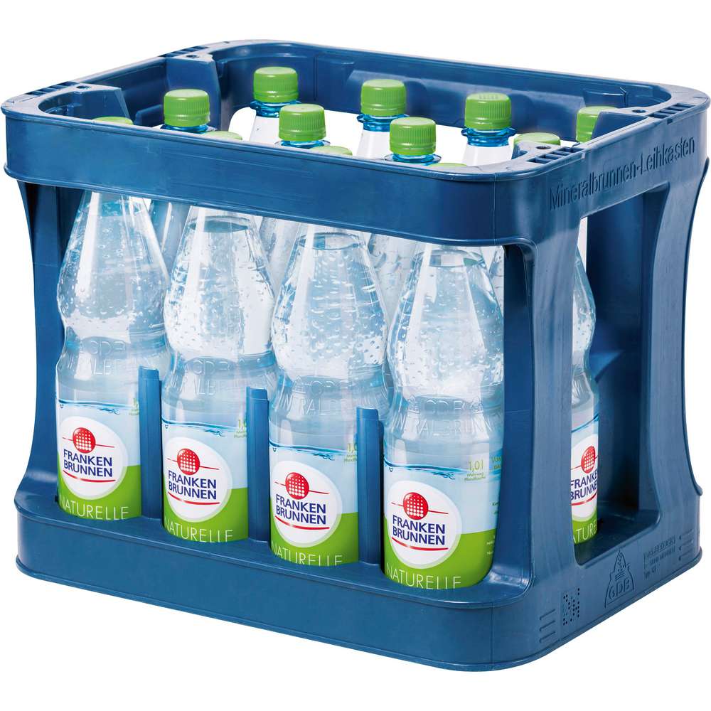 Produktabbildung Franken Brunnen Mineralwasser, Naturelle (12x 1,000 Liter)