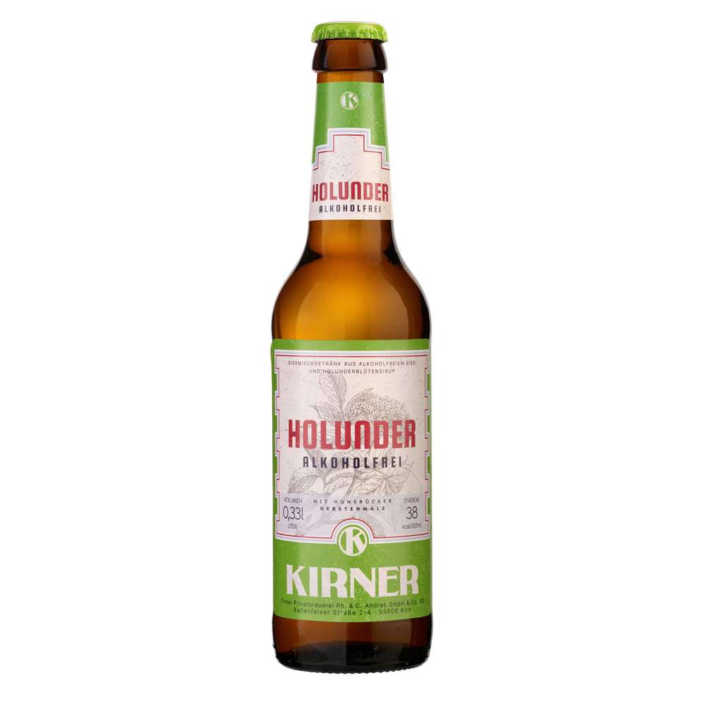 Produktabbildung Kirner Holunder Bier, alkoholfrei