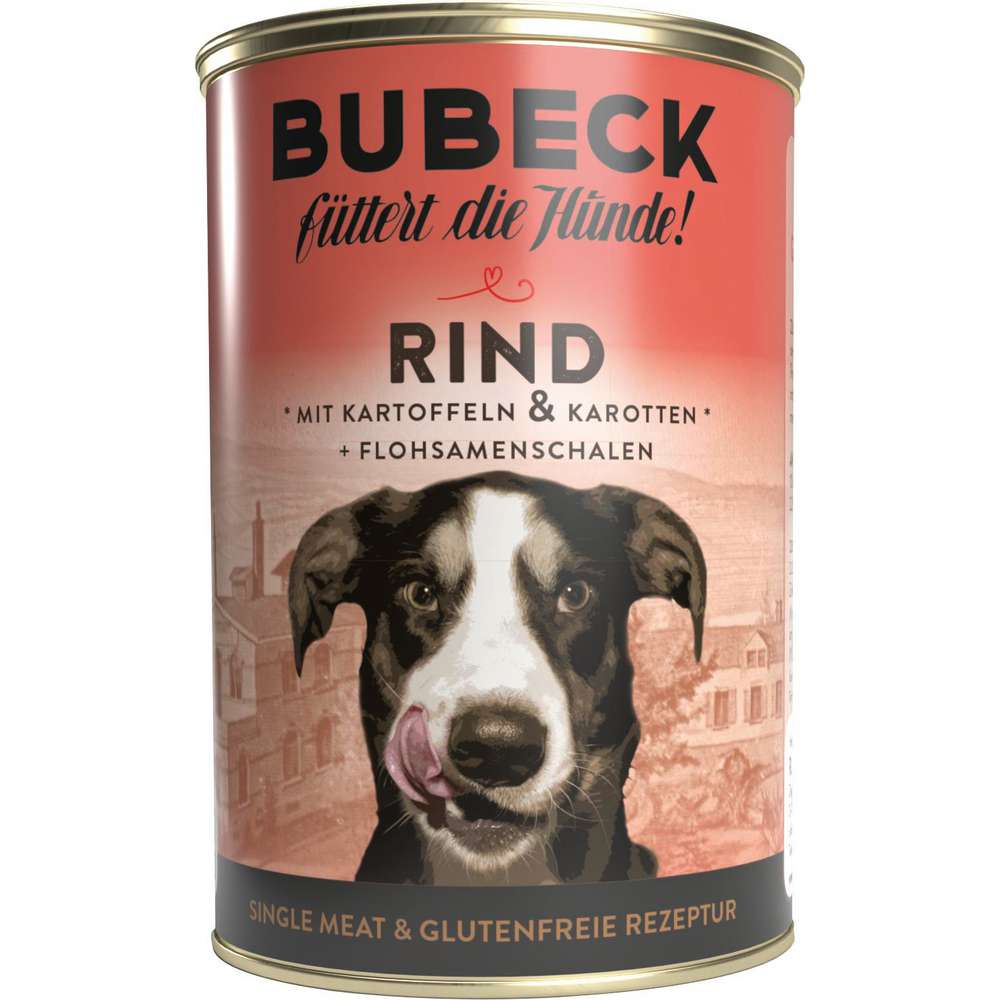 Produktabbildung Bubeck Hunde-Nassfutter Rind, Kartoffeln/Karotten