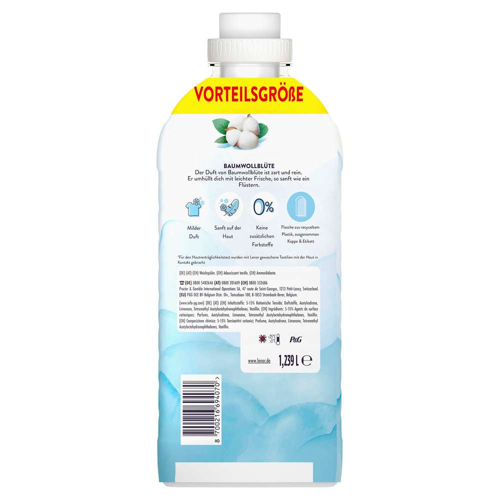 Produktabbildung Lenor Weichspüler Light, Baumwollblüte