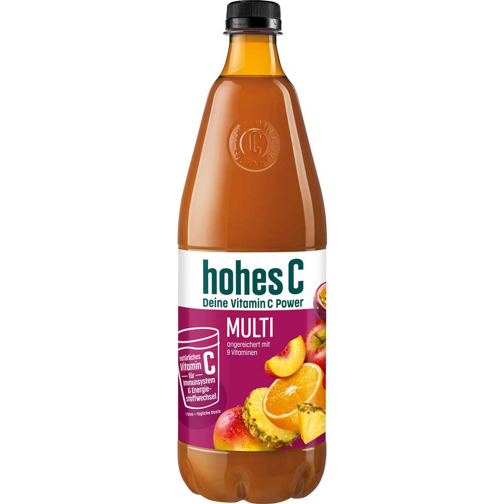 Produktabbildung hohes C Multivitamin Saft