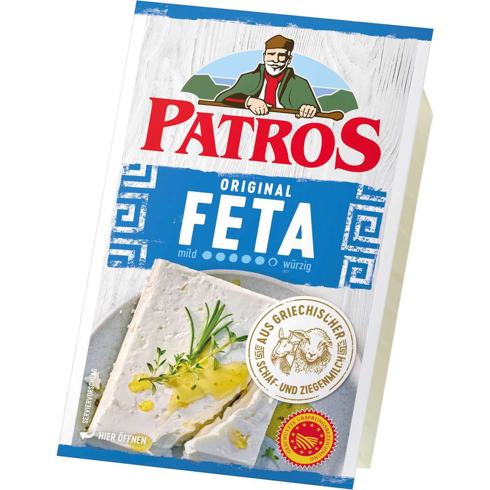 Produktabbildung Patros Feta aus griechischer Schafsmilch, Original