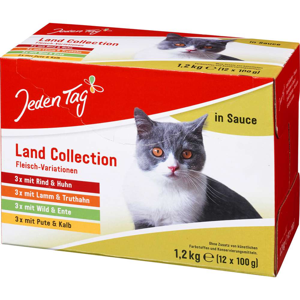 Produktabbildung Jeden Tag Katzen-Nassfutter, Land Collection in Sauce