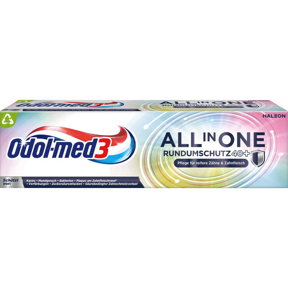 Produktabbildung Odol Med 3 Zahncreme Rundumschutz Complete Care 40 Plus