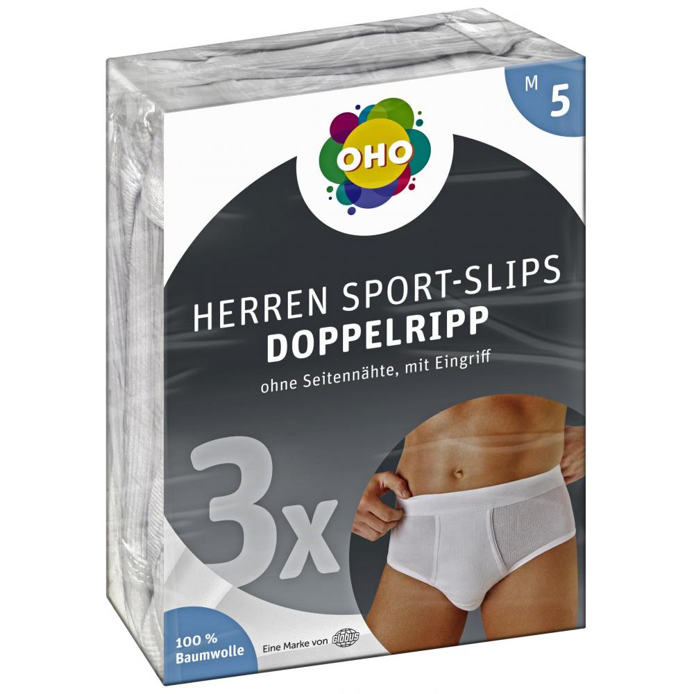 Produktabbildung keine Marke OHO Herren-Slips 5er-Pack, -Retro-Pants 4er-Pack, -Hemden 2er-Pack oder -Slips 3er-Pack, je 2er-/3er-/4er-/5er-Pack