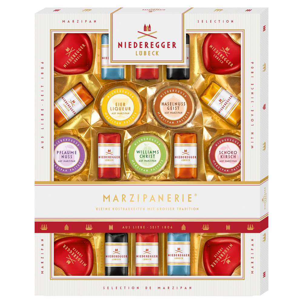 Produktabbildung Niederegger Marzipanerie, Pralinen mit Alkohol