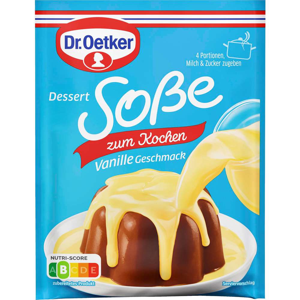 Produktabbildung Dr. Oetker Dessertsoße zum Kochen, Vanille