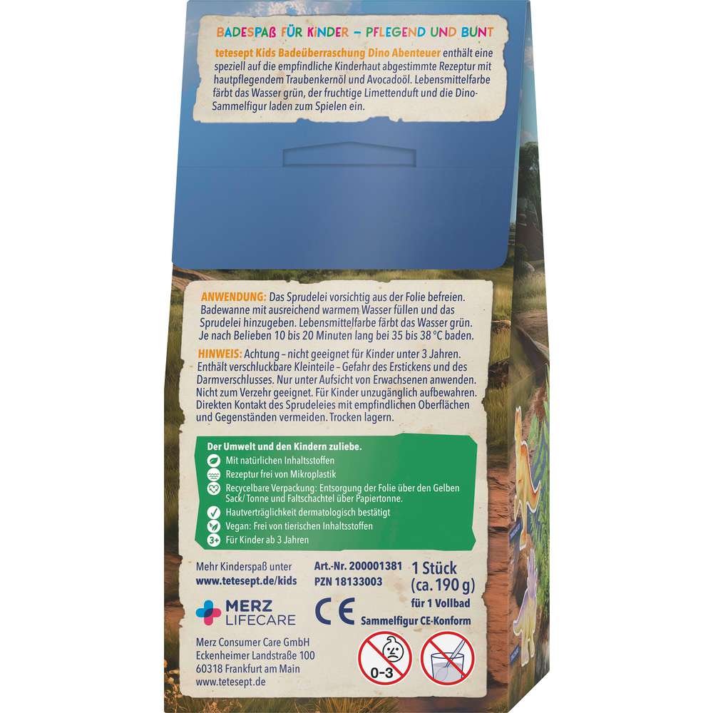 Produktabbildung tetesept Kinder-Badespaß, Dino Abenteuer