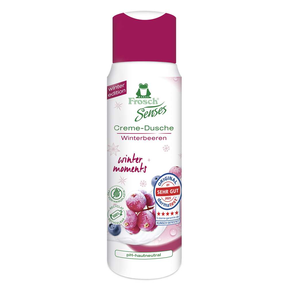 Produktabbildung Frosch Cremedusche Senses, Winterbeere