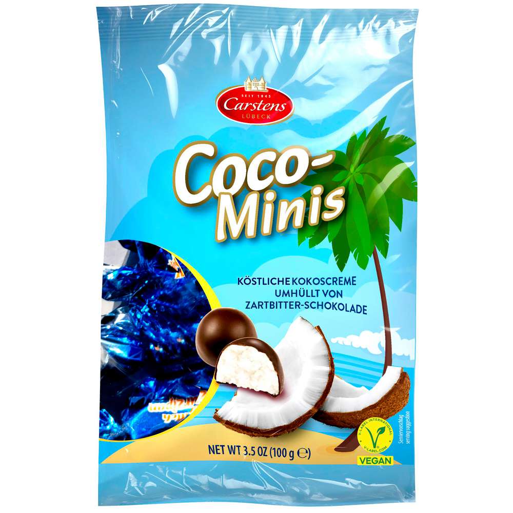 Produktabbildung Carstens Coco Minis in Zartbitter-Schokolade