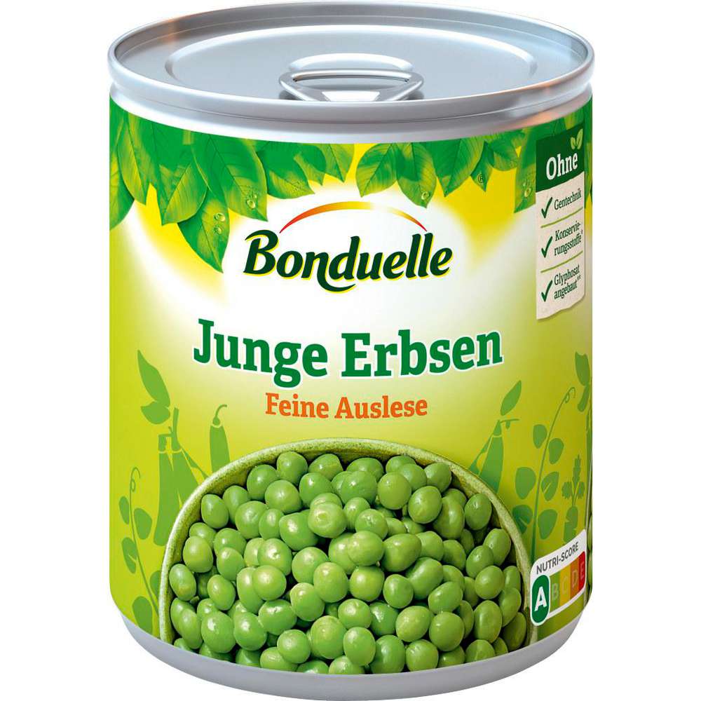 Produktabbildung Bonduelle Junge Erbsen, Feine Auslese