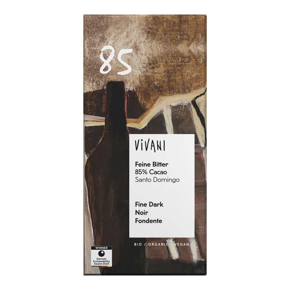 Produktabbildung Vivani Tafelschokolade Feine Bitter Schokolade, 85 % Cacao