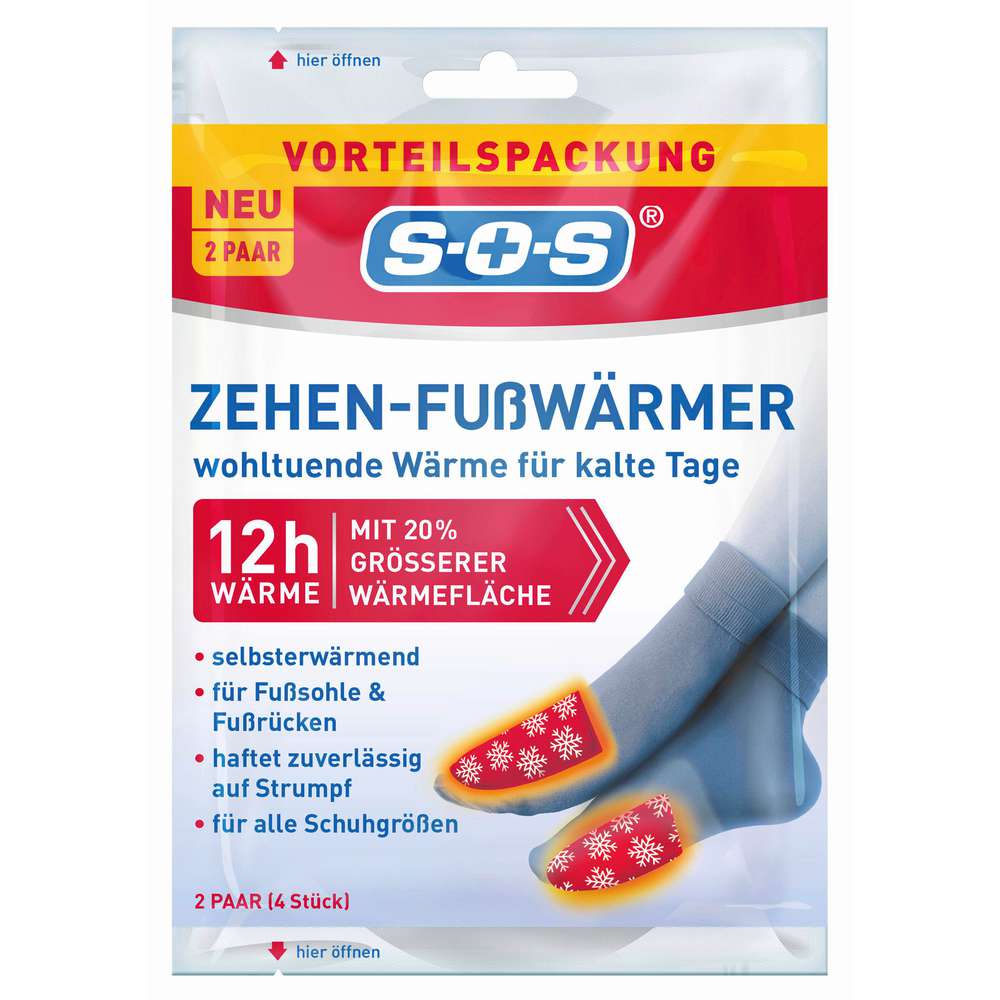 Produktabbildung SOS Zehen-Fußwärmer, 2 Paar