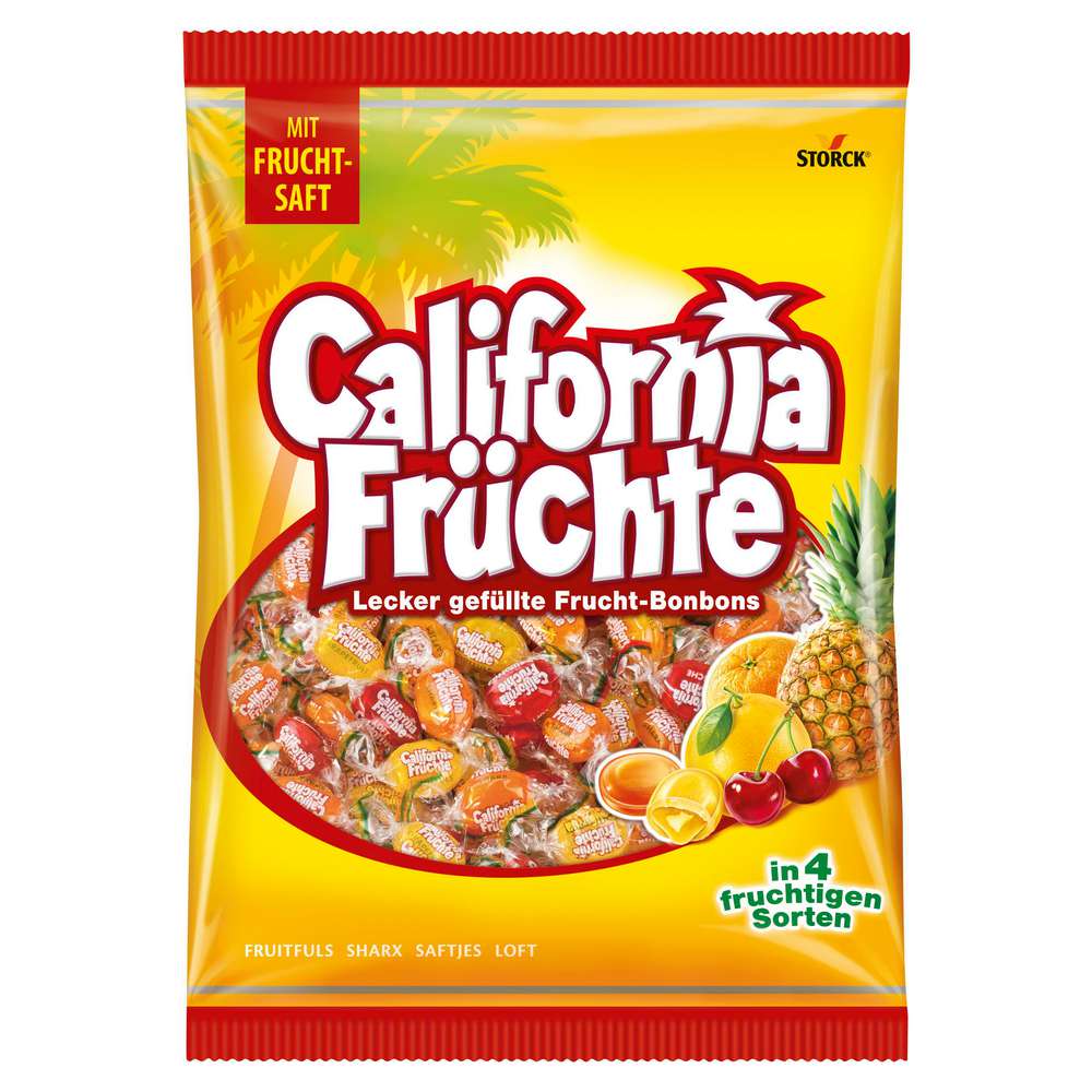 Produktabbildung Storck Gefüllte Fruchtbonbons, California Früchte