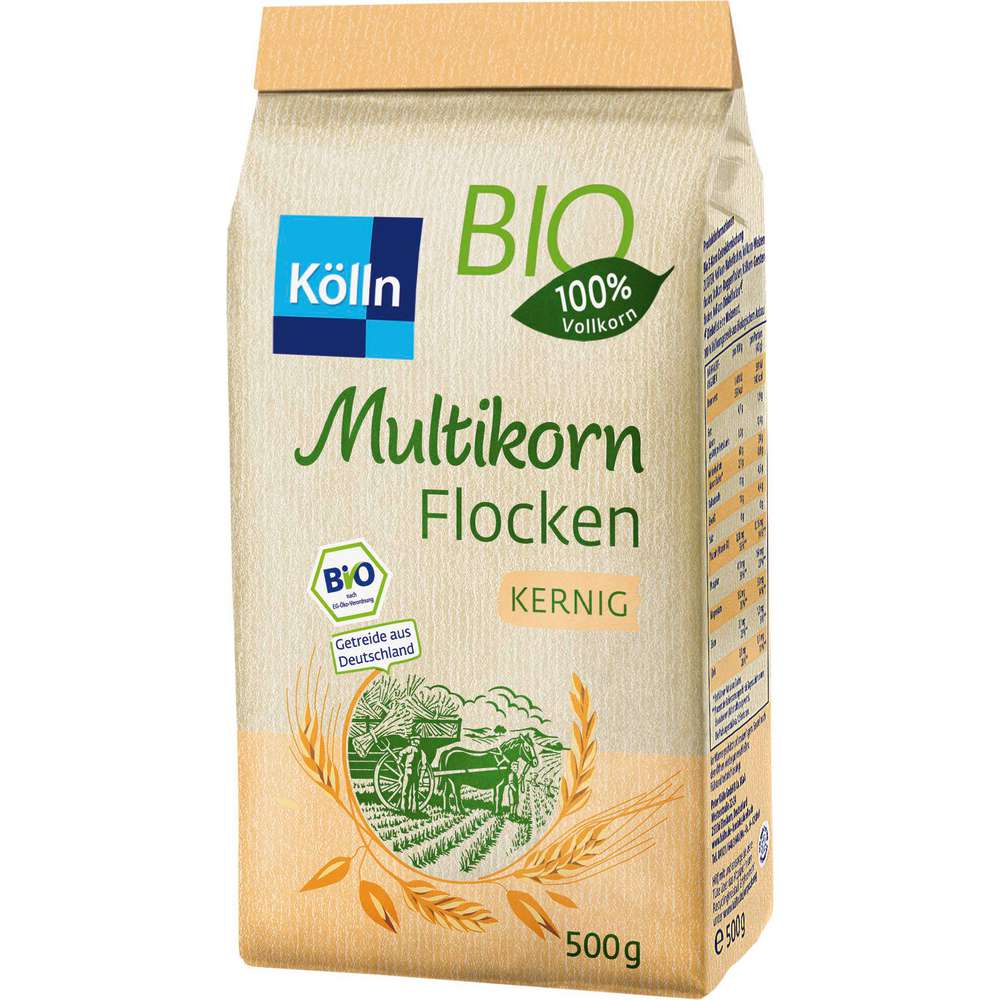 Produktabbildung Kölln Bio Multikorn Flocken, kernig