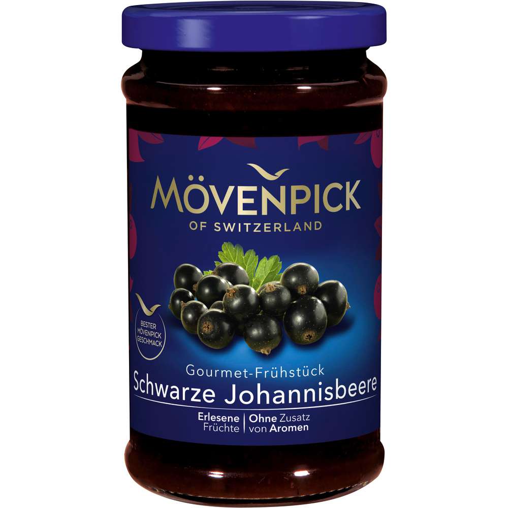 Produktabbildung Mövenpick Konfitüre Gourmet Frühstück, schwarze Johannisbeere