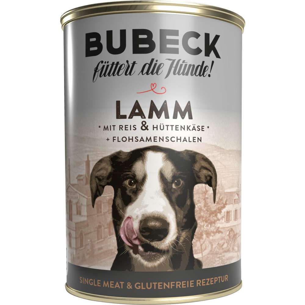 Produktabbildung Bubeck Hunde-Nassfutter Lamm, Reis/Hüttenkäse