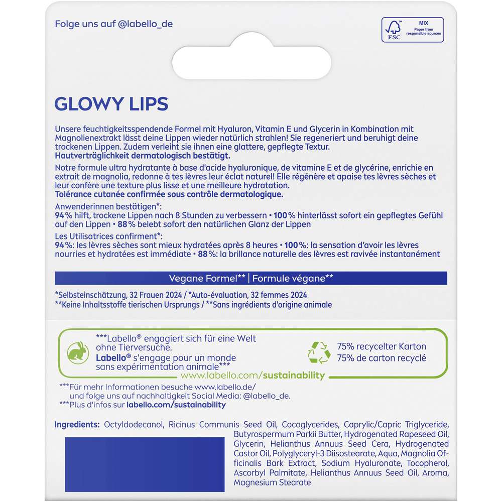 Produktabbildung Labello Glowy Lips, Berry Ton