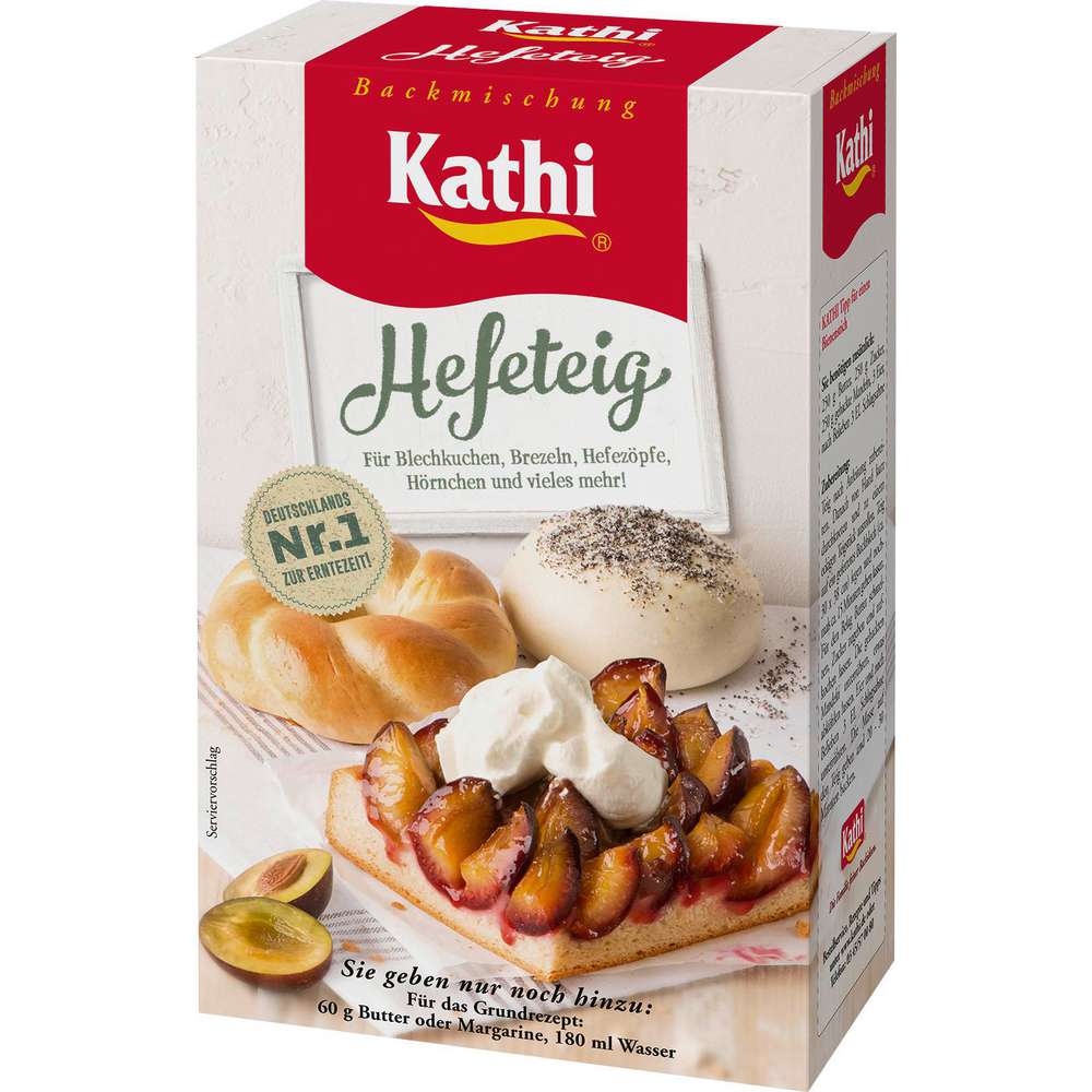 Produktabbildung Kathi Backmischung, Hefeteig