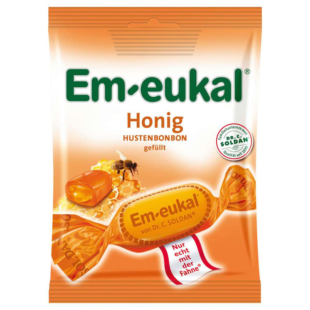 Produktabbildung Em-Eukal Honig Bonbons