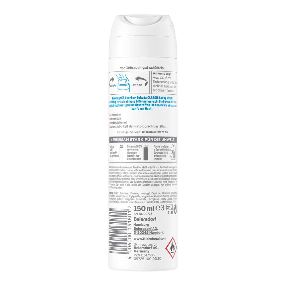 Produktabbildung Hidrofugal Deospray, Classic