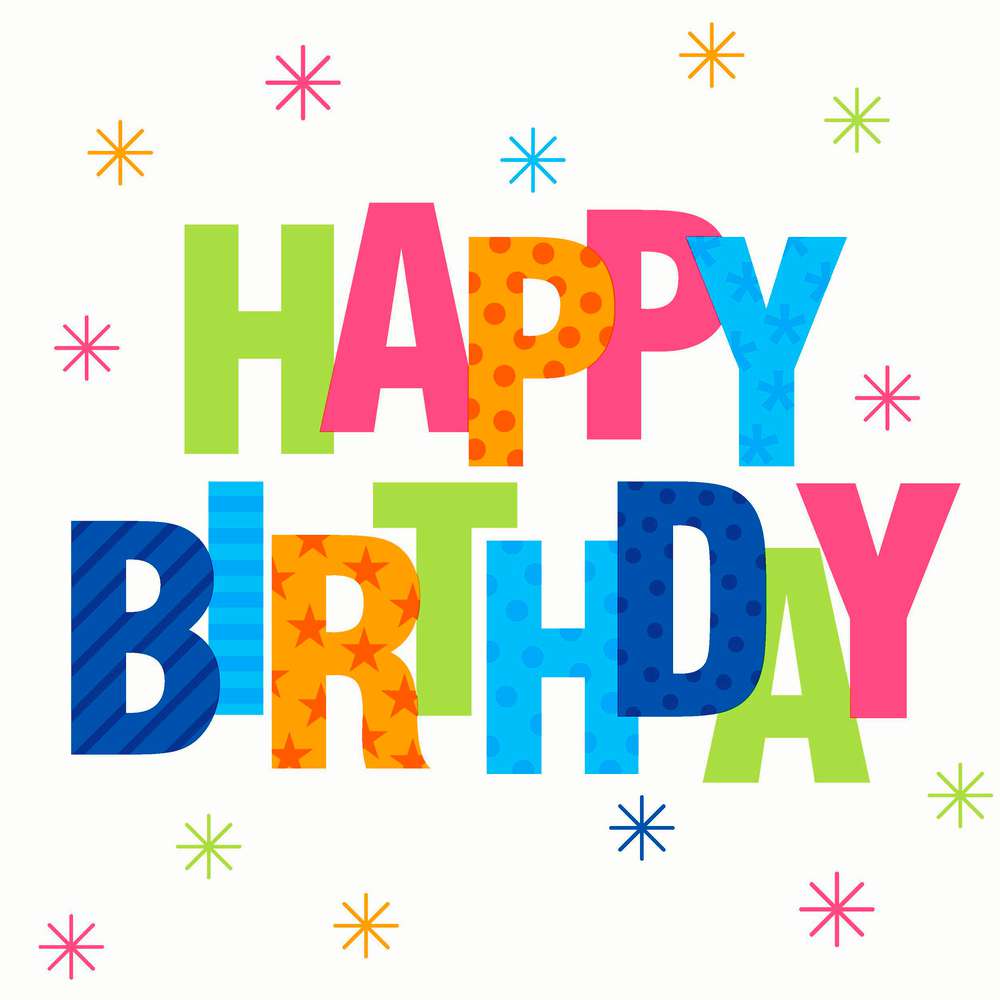 Produktabbildung Duni Tissue-Servietten Birthday Stars, 33 x 33 cm, 3-lagig