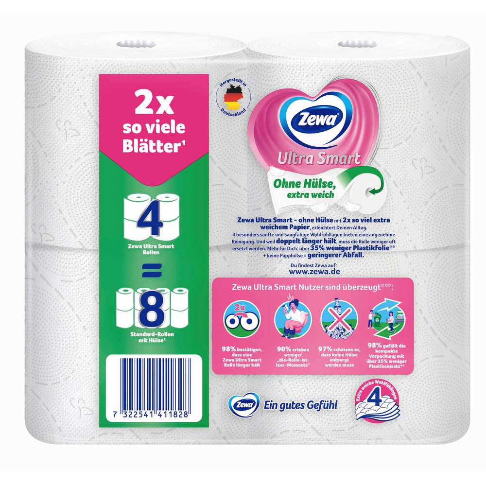 Produktabbildung Zewa Ultra Smart weiss