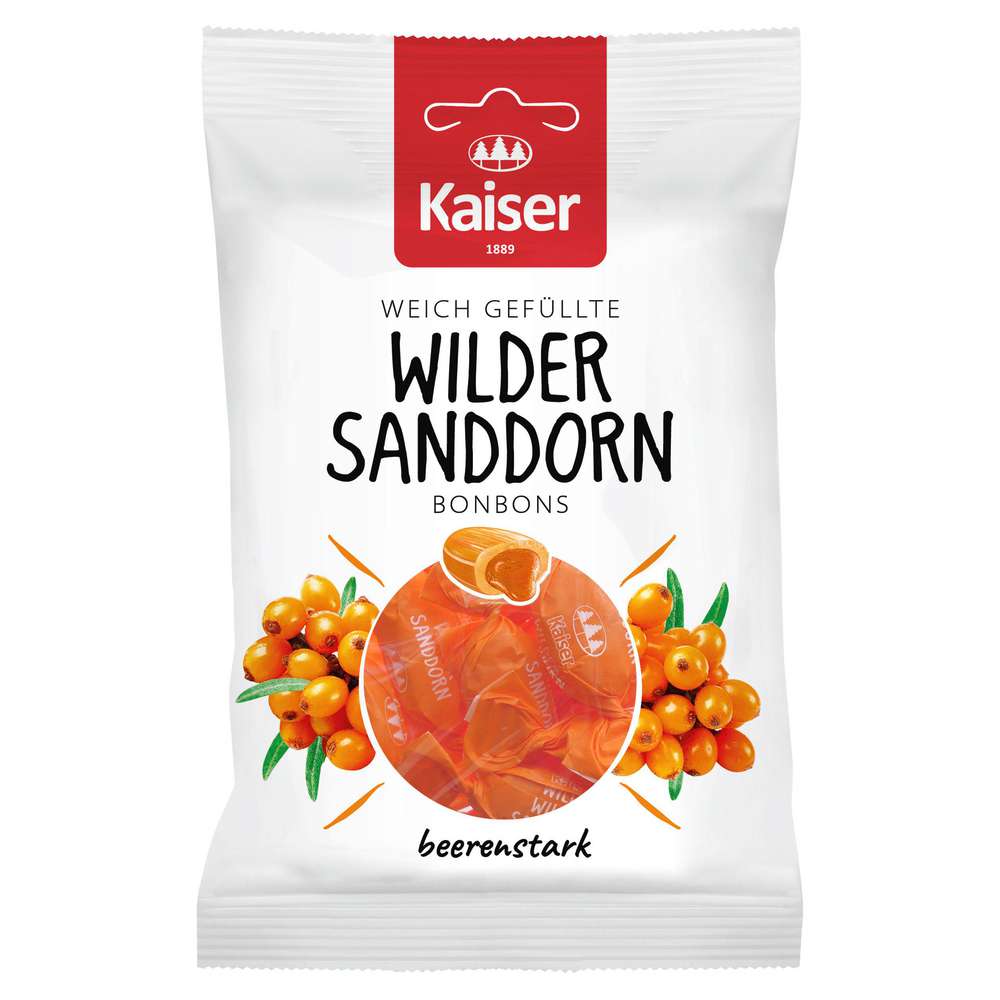 Produktabbildung Kaiser Bonbons, Wilder Sanddorn