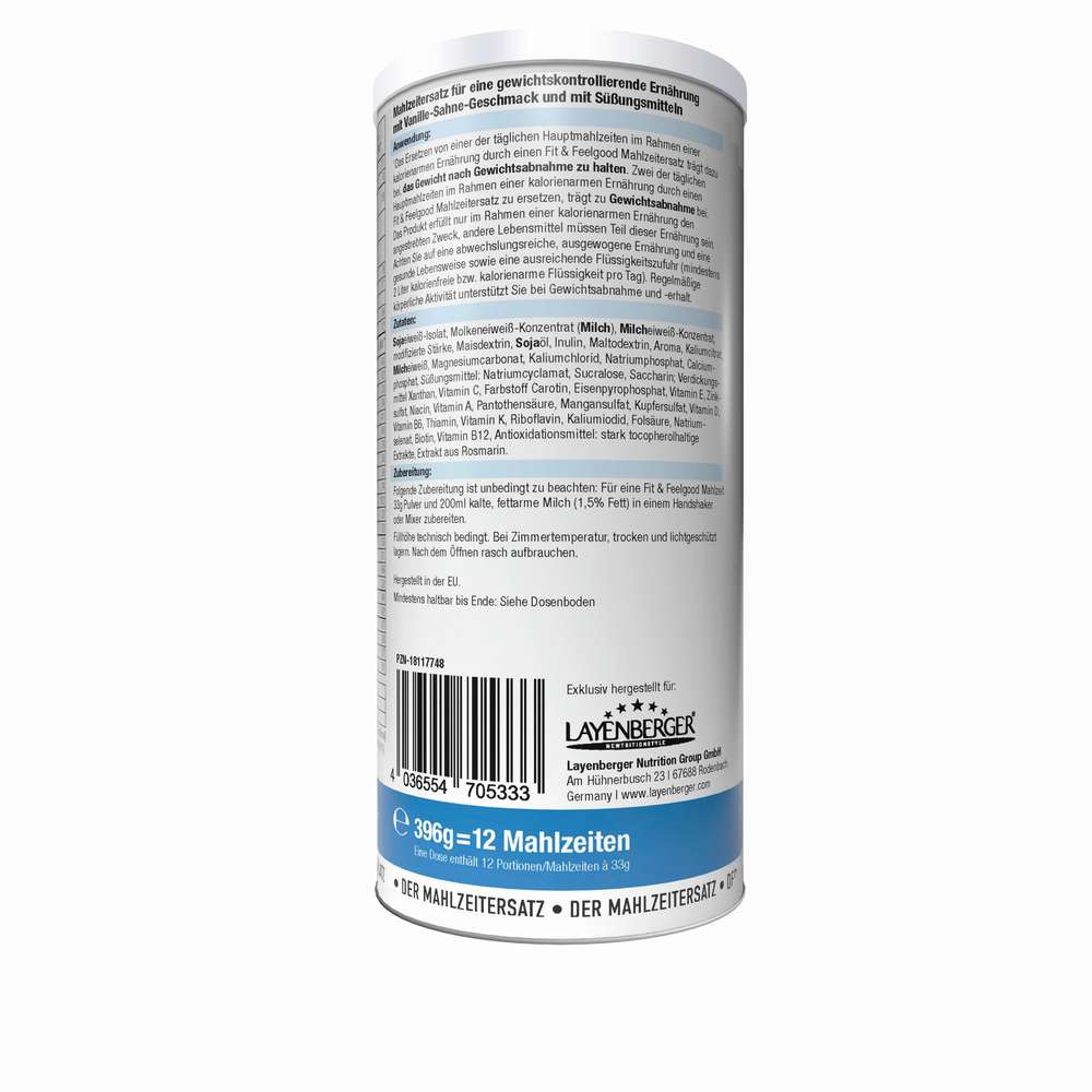 Produktabbildung Layenberger Mahlzeitenersatz Fit + Feelgood, Vanille-Sahne