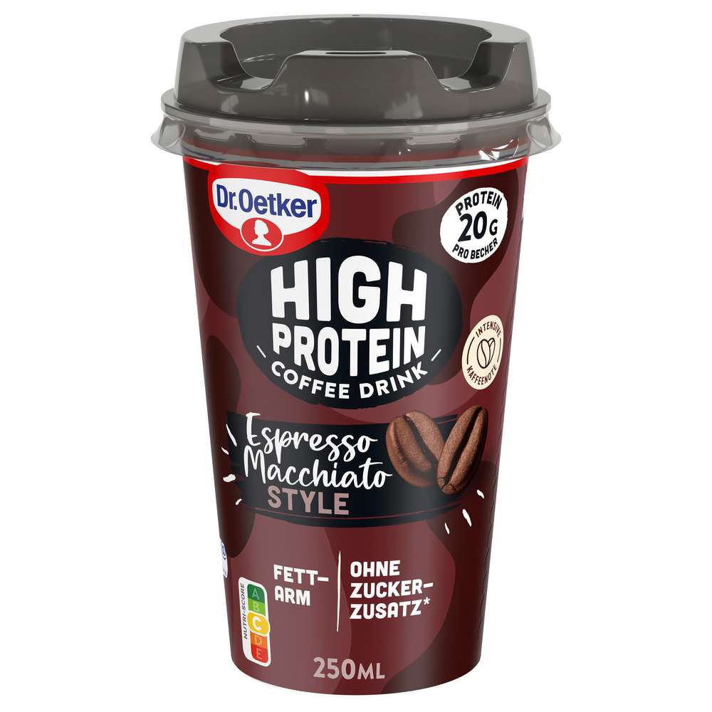 Produktabbildung Dr. Oetker Coffee High Protein, Espresso Macchiato Style