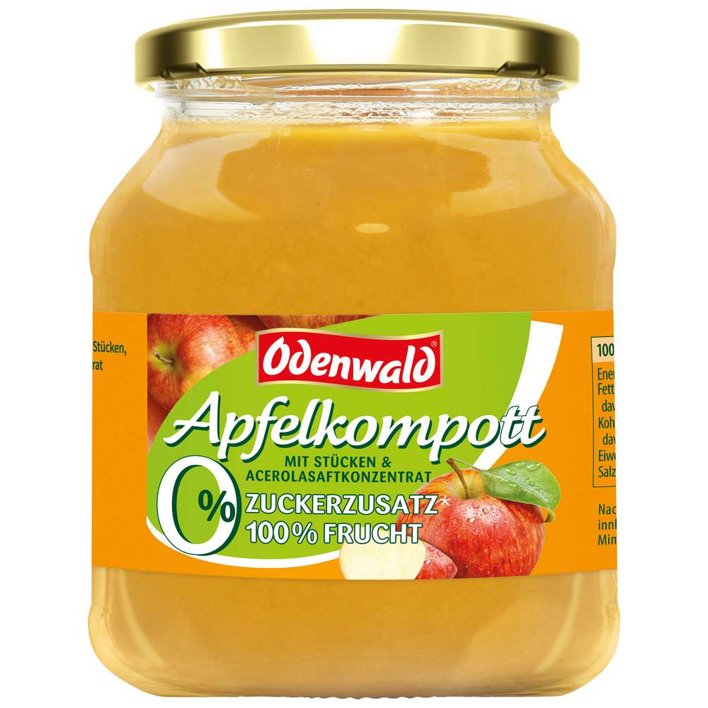 Produktabbildung Odenwald Apfelkompott ohne Zucker 