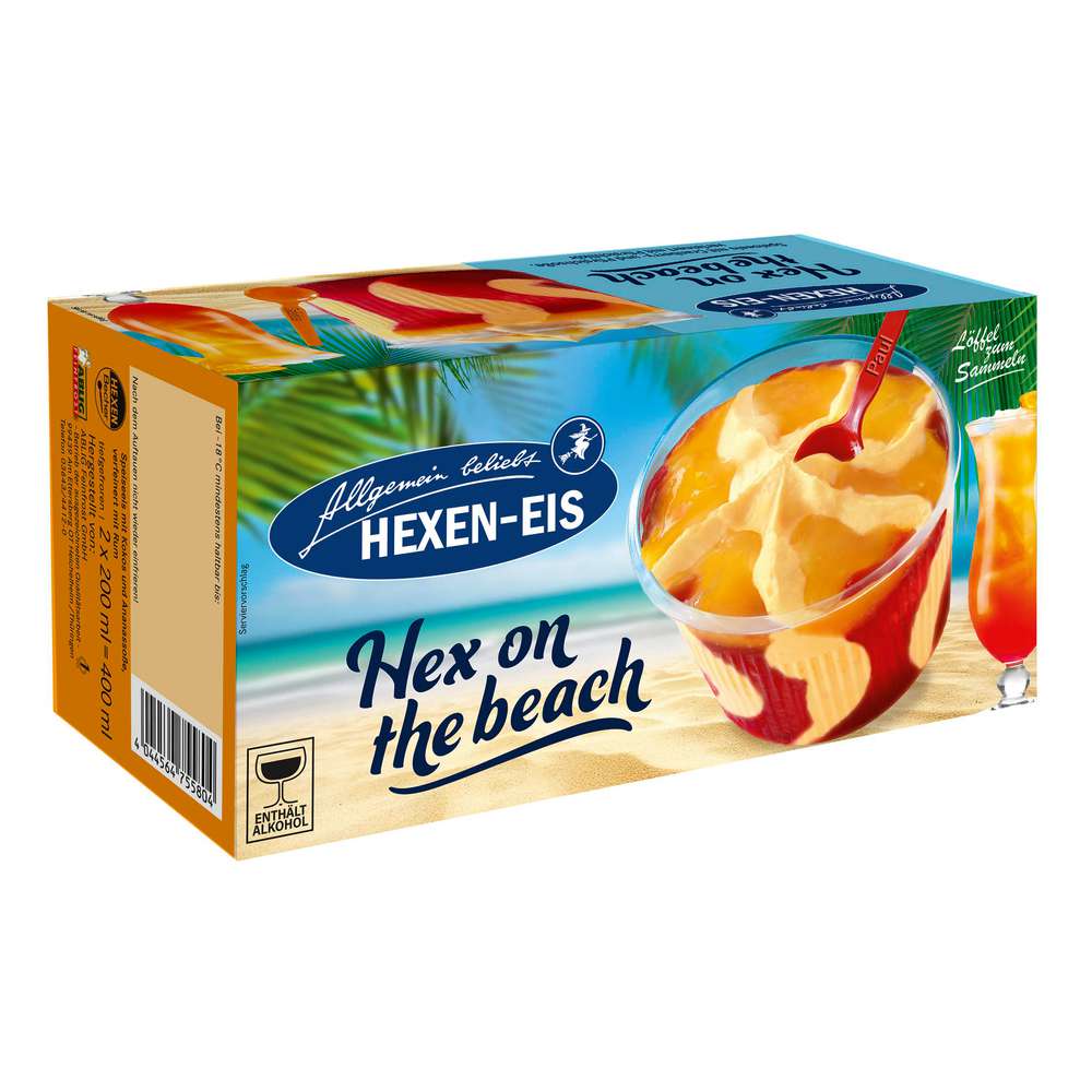 Produktabbildung Hexen-Eis Eis Becher Hex on the Beach