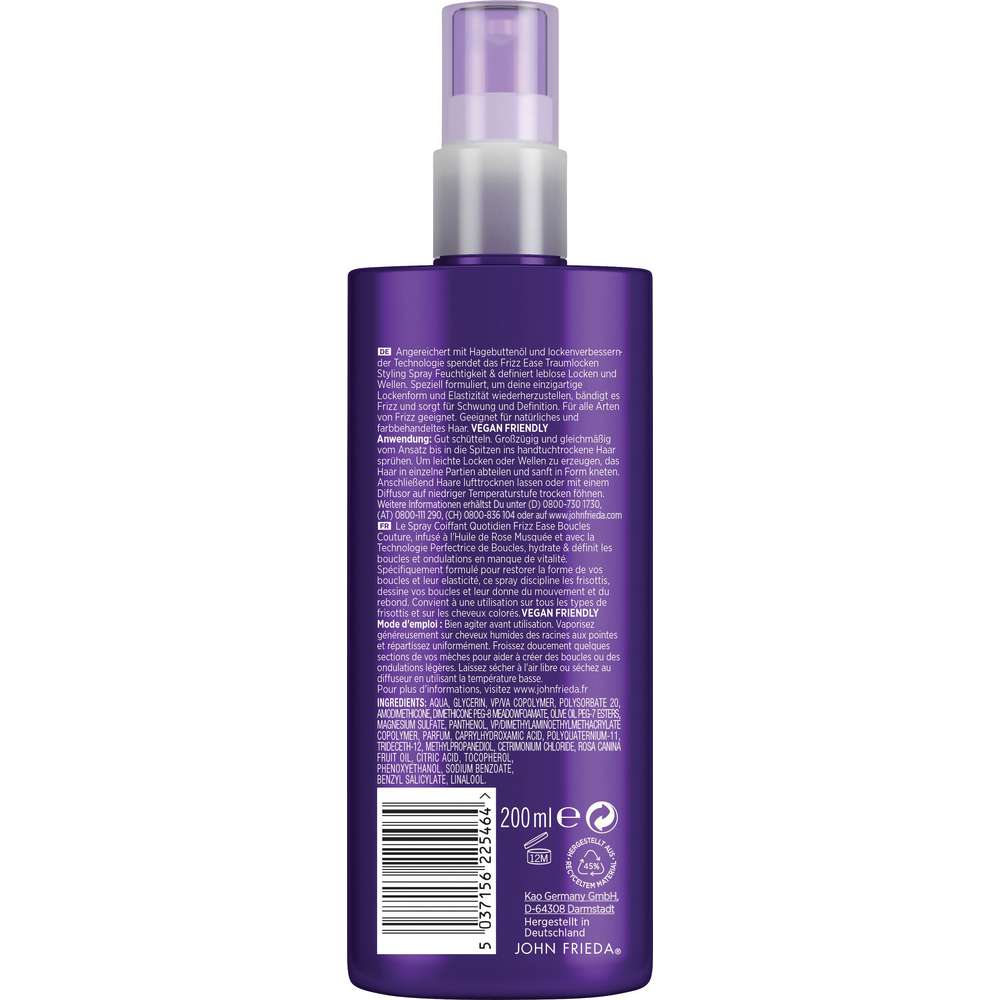 Produktabbildung John Frieda Frizz Ease Styling-Spray, Traumlocken