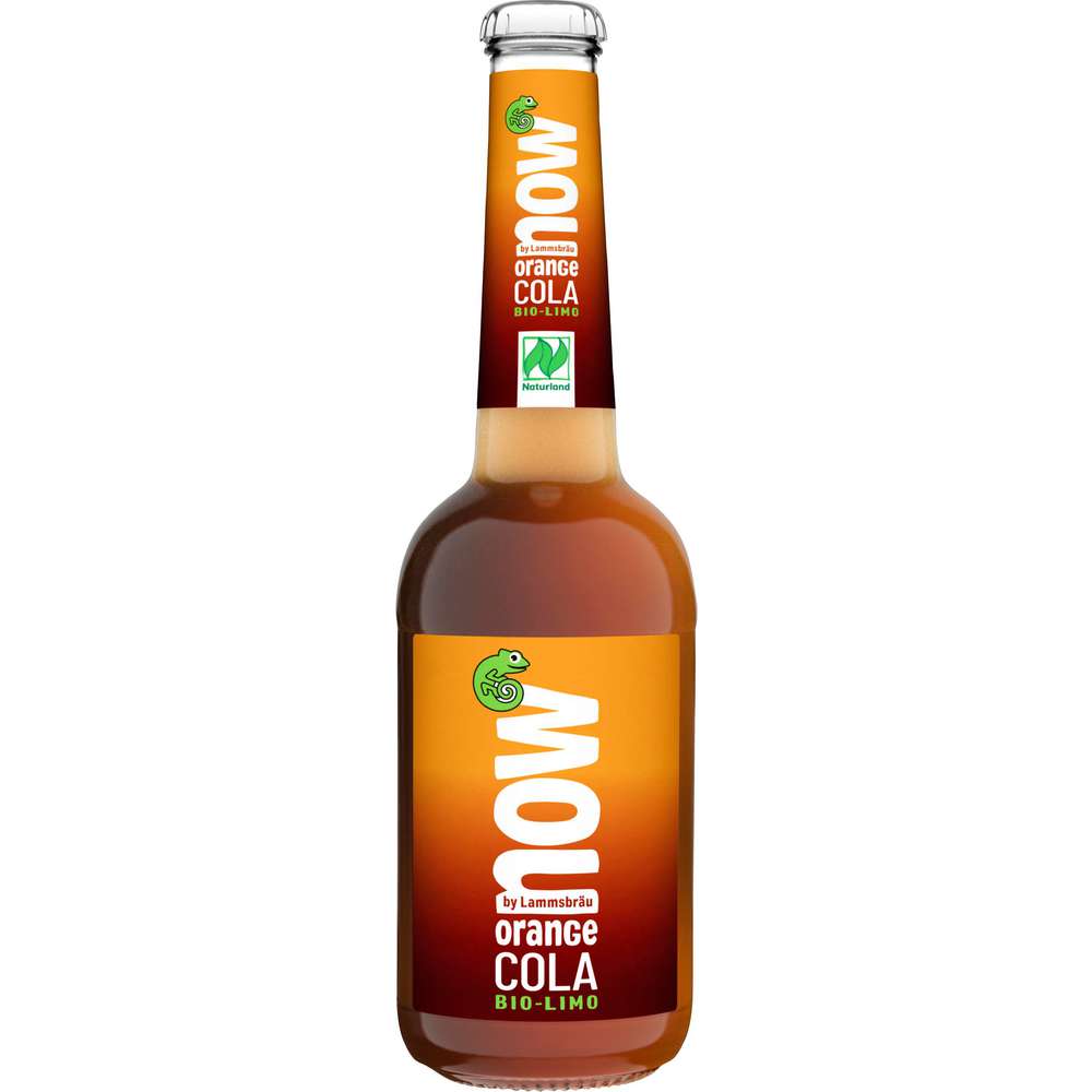 Produktabbildung now Bio Limonade Cola-Orange