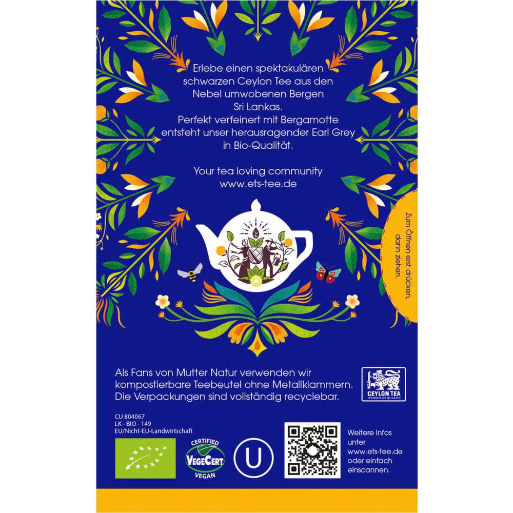 Produktabbildung English Tea Shop Bio Tee Organic, Earl Grey