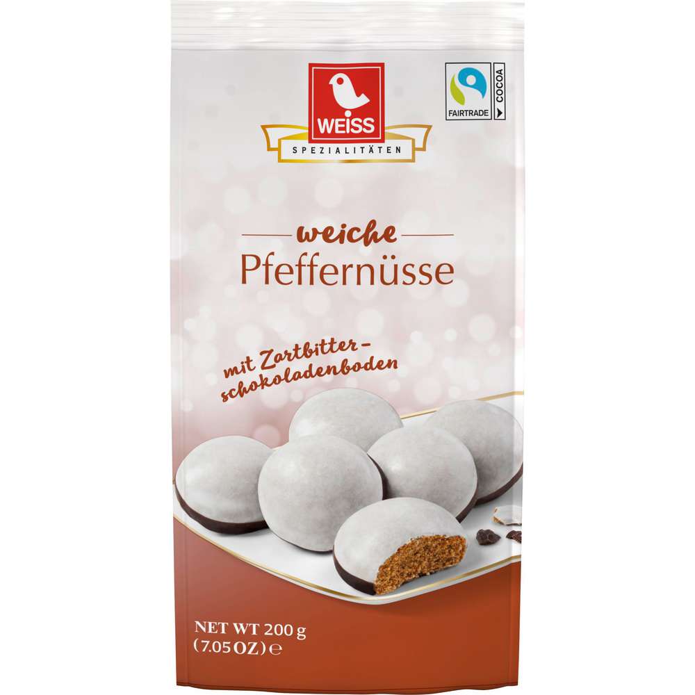 Produktabbildung Weiss Schoko-Pfeffernüsse