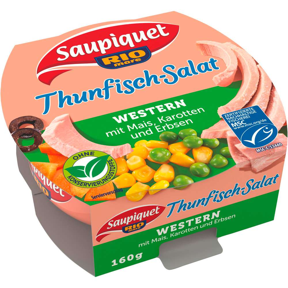 Produktabbildung Saupiquet MSC Thunfisch Salat, Western