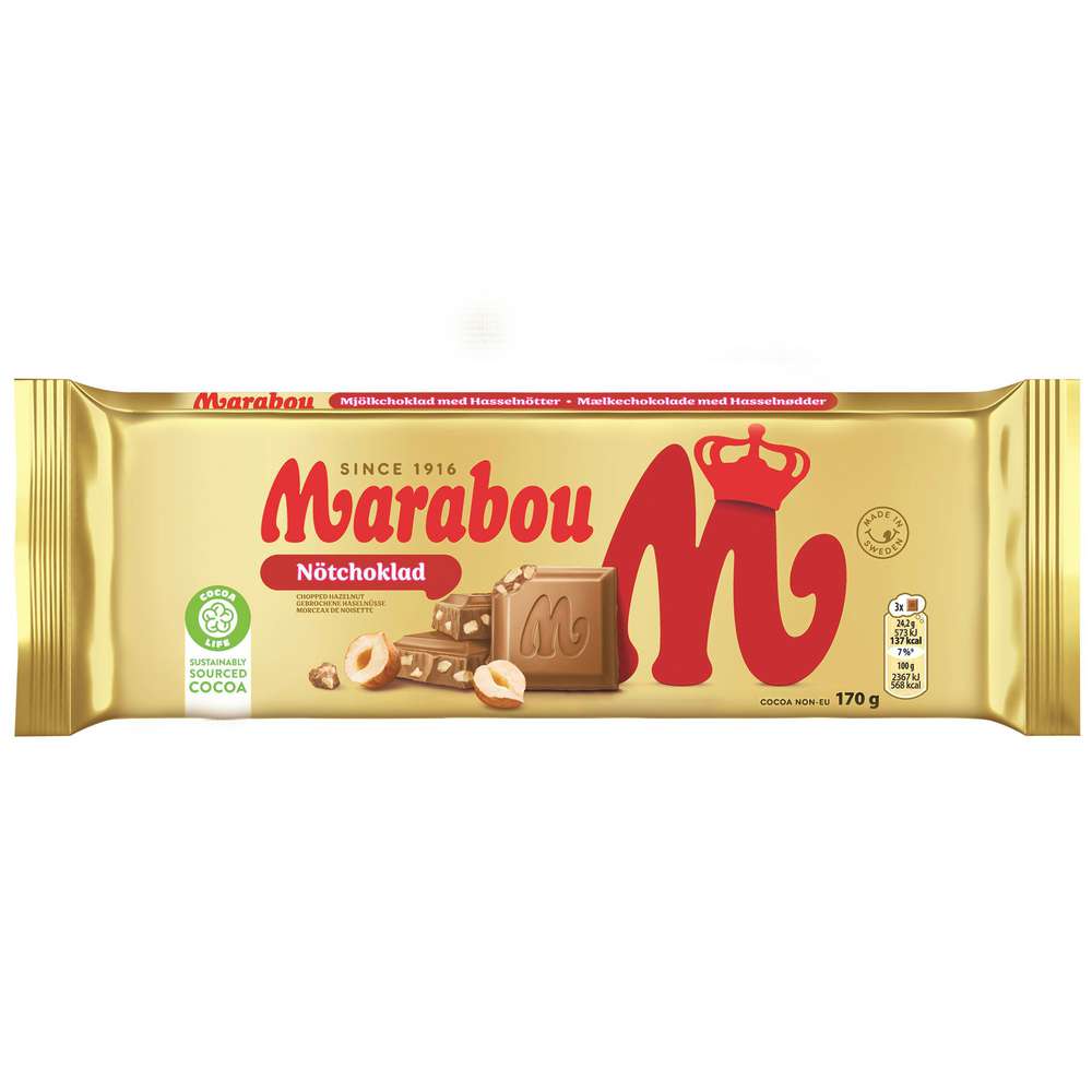 Produktabbildung Marabou Tafelschokolade Vollmilch-Nuss