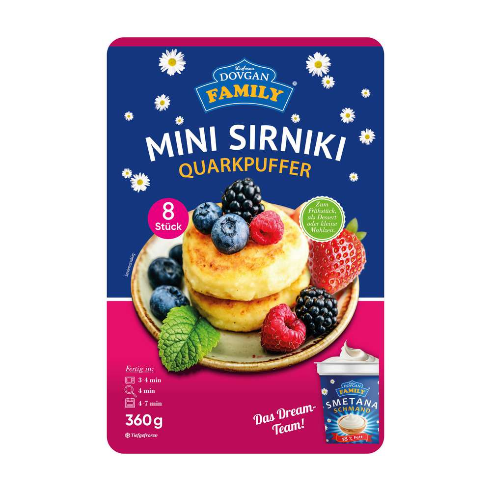Produktabbildung Dovgan Family Mini Simiki Quarkpuffer