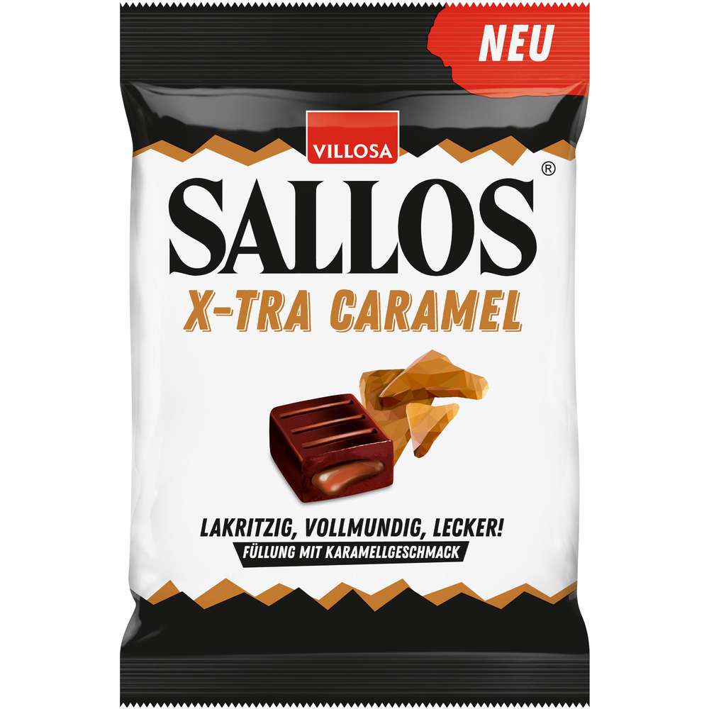 Produktabbildung Sallos Lakritz Bonbons  X-TRA Caramel
